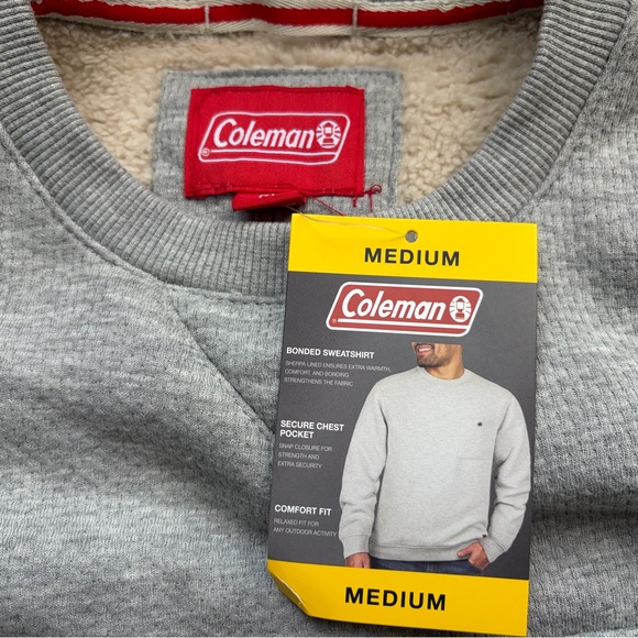 Coleman Light Gray Crewneck Sweater - Picture 6 of 7